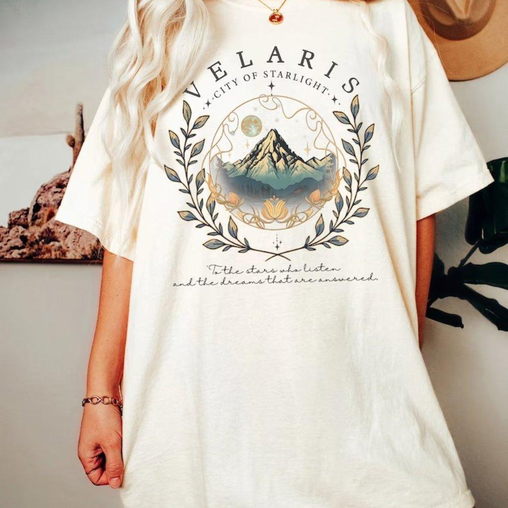 Velaris Acotar Shirt Velaris City Of Starlight The Night Court Unisex Tshirt